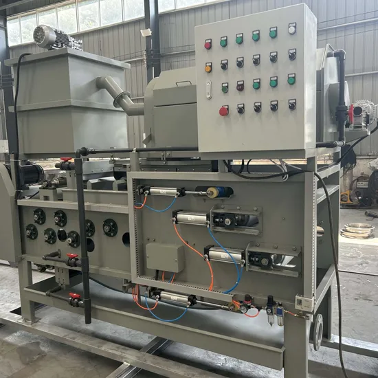 Sludge Dehydration Treatment Factory Belt Filter Press for Petrochemical Mine